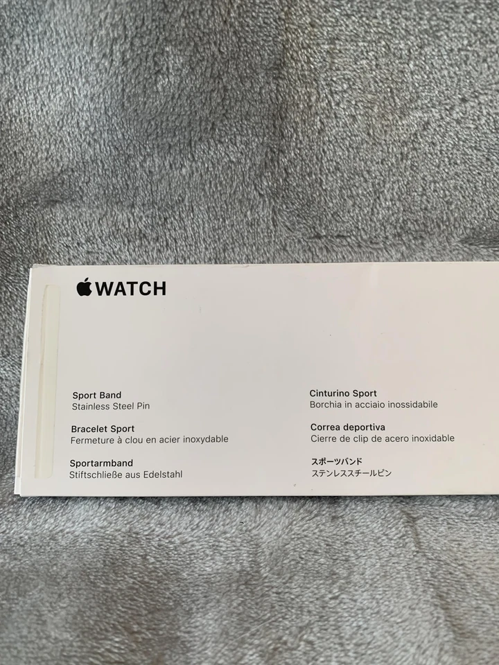 Correa deportiva para Apple Watch 41 mm S/M nueva caja abierta genuina OEM serie 9 8 7 SE Foto 3 de 4