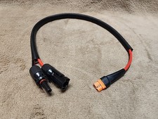 10 AWG XT60i Male Female Connector to Solar Panel Charging Cable Wire. 2 Foot