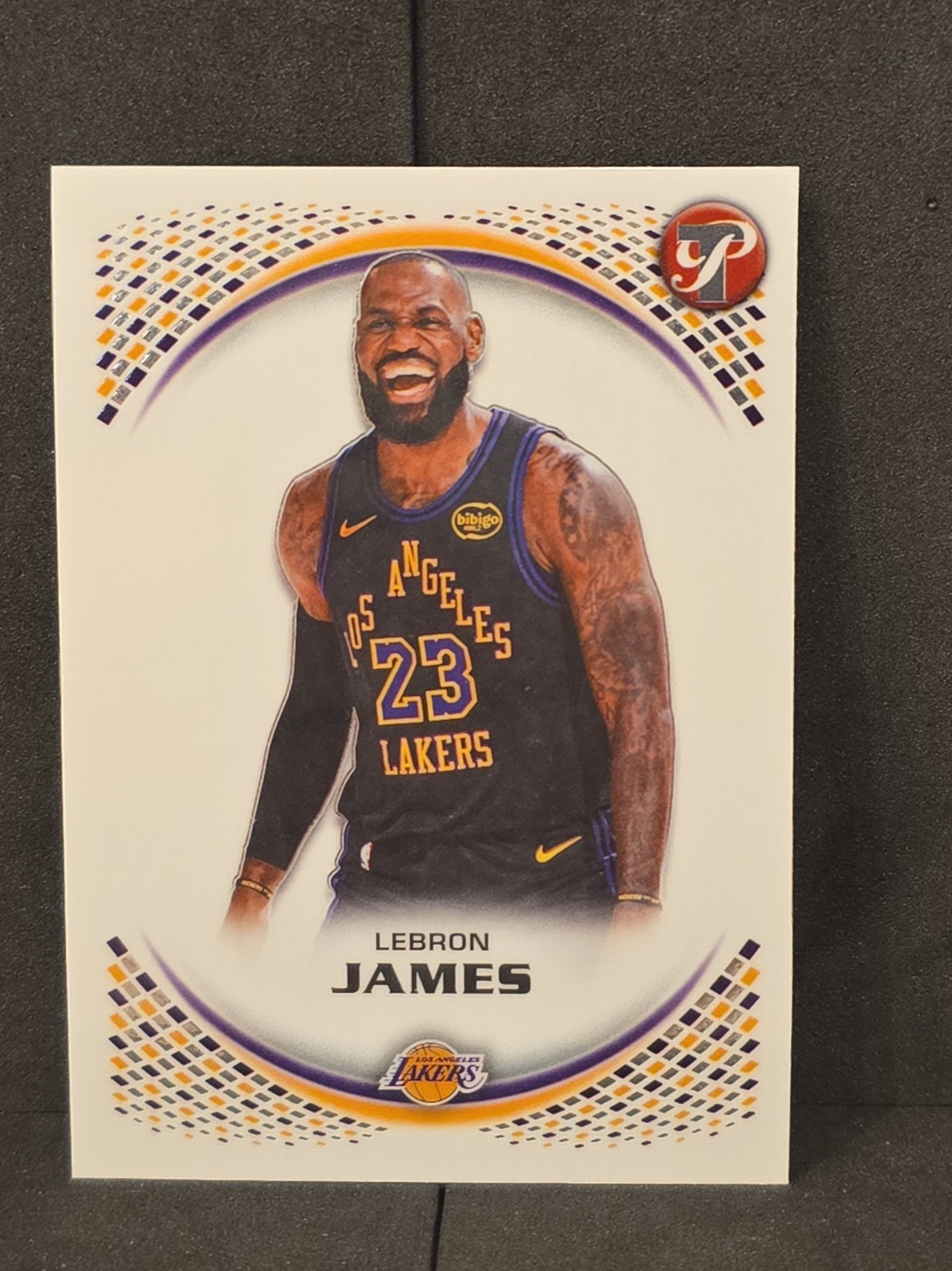 2025-26 Topps Pristine Lebron James Card # 40 Los Angeles Lakers