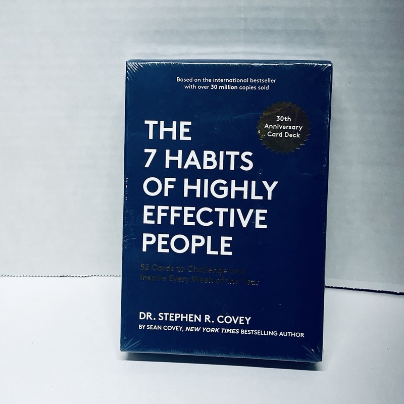 The 7 Habits of Highly Effective People 30th Anniversary Large Card Deck