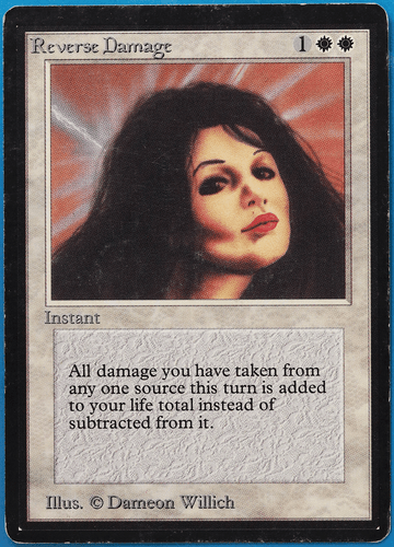 Reverse Damage Beta PLD White Rare MAGIC GATHERING CARD (ID# 500781) ABUGames - Picture 1 of 2