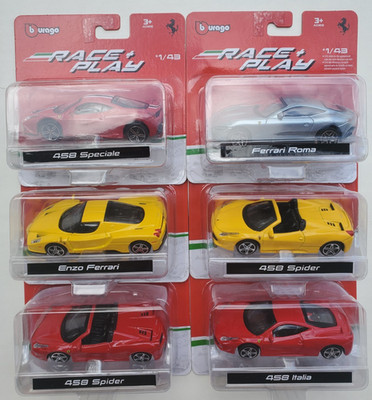  FERRARI  California Convertible Enzo Roma Italia Stradale 458 Spider Race+Play