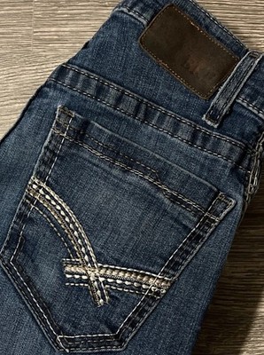 BKE Buckle Jake Straight Leg Stretch Dark Wash Blue Jeans Men s Size 29x31