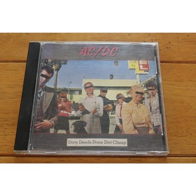 AC/DC CD Dirty Deeds Done Dirt Cheap Album 1976 Classic Rock Music Atco Remaster