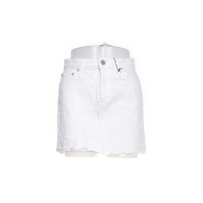 Alice + Olivia, Jeansrock, Größe: 26, Weiß, Baumwolle/Elasthan/Polyester #K7o