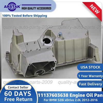 #ad #ad For BMW 528i xDrive 2012 2013 2014 2015 2016 2.0L L4 Engine Oil Pan 11137603638 $289.00