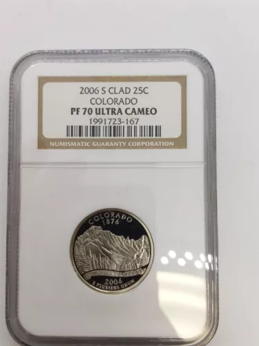 2006-S Colorado Clad State Quarter 25C - NGC PF 70 ULTRA CAMEO