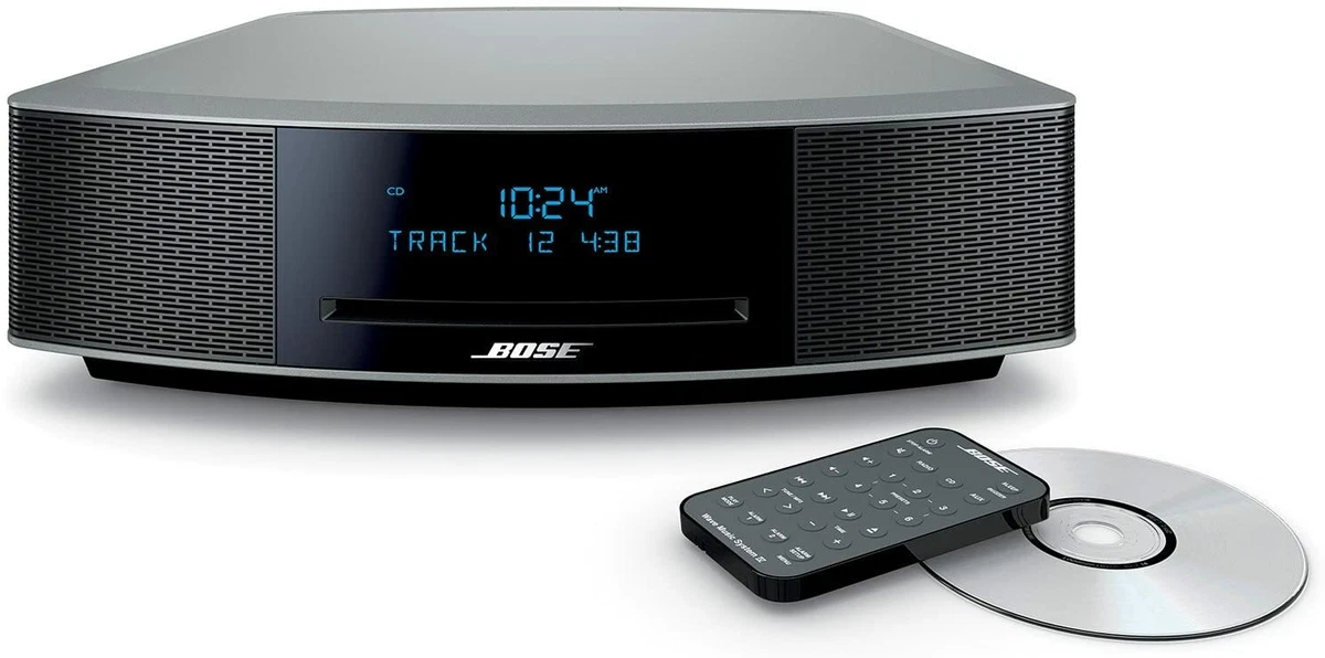 Bose Wave IV Music Sound System CD MP3 Player AM FM Radio Tuner Dual Alarm  Clock eBay