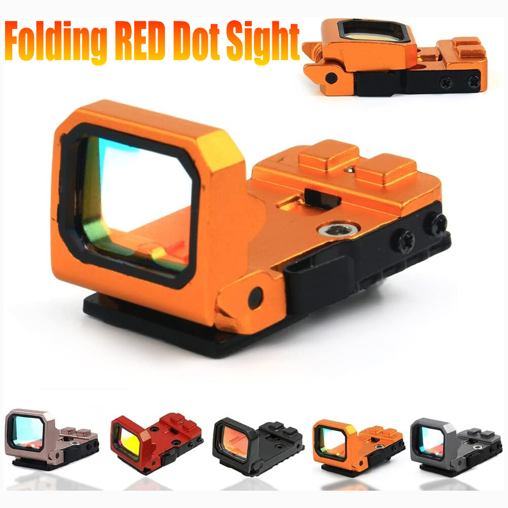Mini Folding Flip Up Red Dot Sight Holographic Reflex Sight RMR