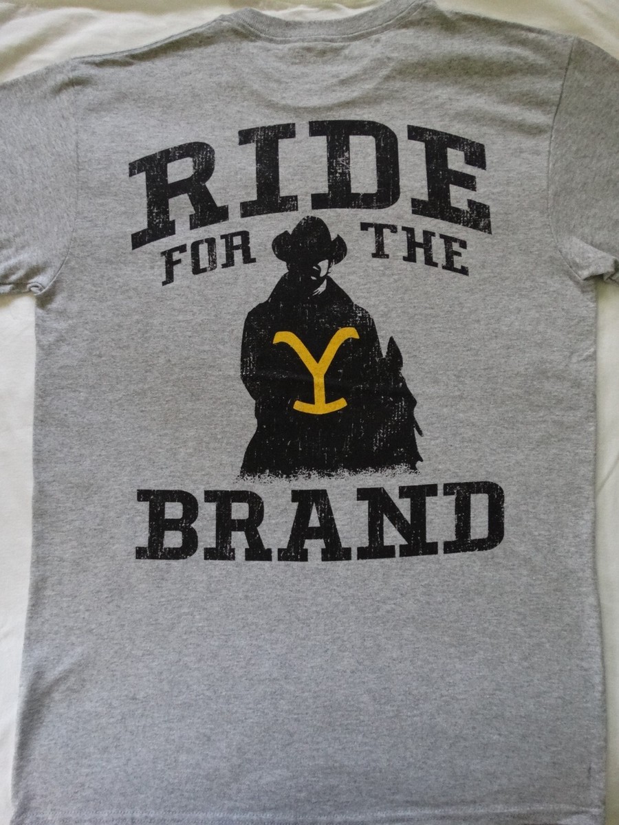 Yellowstone TV Show Ride For The Brand Rip Licensed T-Shirt | eBay