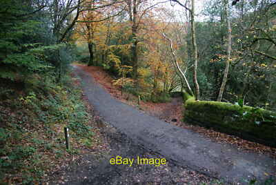 Photo 6x4 Crossroads below Lee Bank The metalled track gives access to th c2011