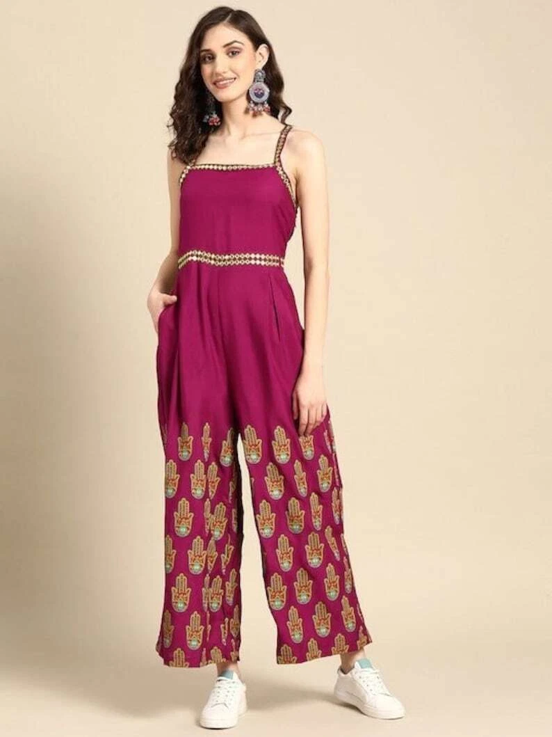 Jumpsuits & Co-ords | Indo-western Jumpsuit | Freeup