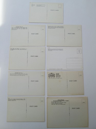 9 Vintage ATLANTIC CITY N.J. Postcards + 1 Photo Mailing Folder w/ Map  - Picture 4 of 5