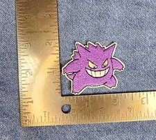 Pokemon Gengar Embroidered Iron / Sew On Patch