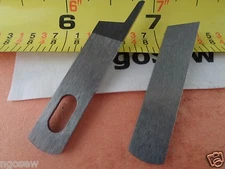 Upper + Lower Knife Blade Singer Serger Overlock 14U12A, 14U13A, 14U32A, 14U52A