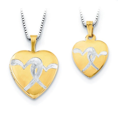 Gold Plated Sterling Silver Etched 