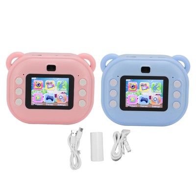 Instant Print Camera For Kids 24MP 1080P 2in HD Screen Dual Lens Instant Cam Hot