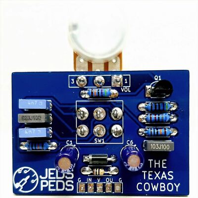 Texas Cowboy - Effektpedal-Set selber bauen im Vergleich zu Texas Twang