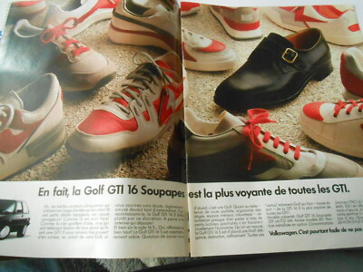 Werbung Advertising 1989 La Golf GTI 16 Ventile WW