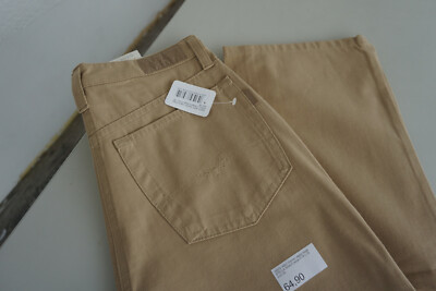 MAC Stella Damen Jeans straight high W stretch Hose G.34 W26 L32 beige dünn Neu.