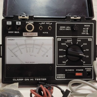 Vintage HIOKI 3109 Clamp On Hi Tester. Made in Japan | eBay