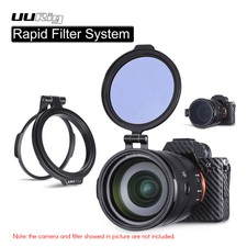 UURIG R-82 Rapid Filter System Camera Lens ND Filter Metal Adapter Ring for DSLR