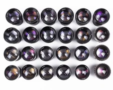 Soviet Projection Lens TRIPLET  T-3  (2,8/80) Slide projector - 26 pcs