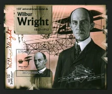 Mozambique 2012 Stamps Sheet 150th Anniv. Of Wilbur Wright Aviation MNH #16494