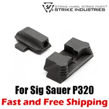 Strike Industries Standard Height Front & Rear Iron Sights for Sig Sauer P320