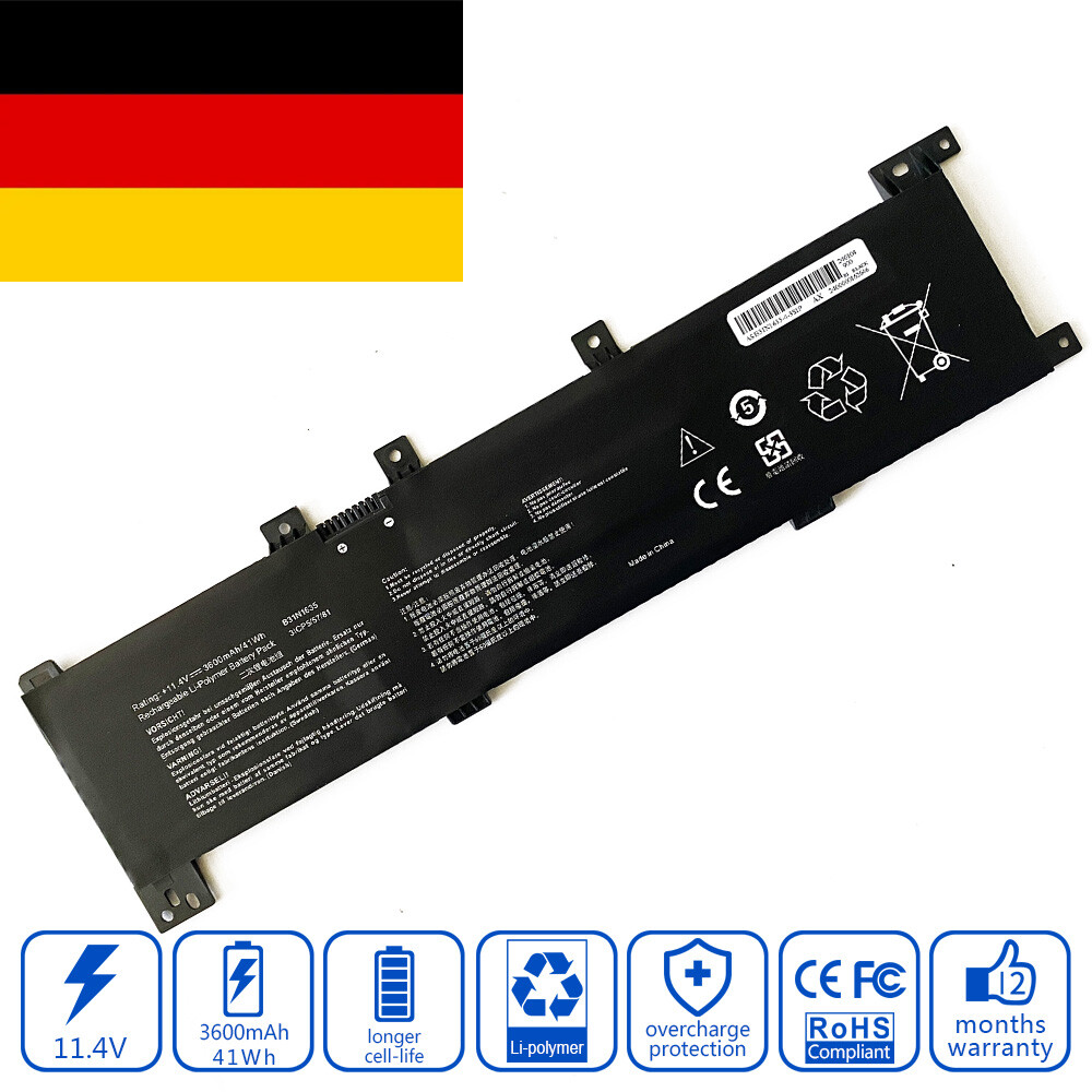 Vervangende B31N1635 Accu Voor ASUS VivoBook – 11,52V, 42Wh, Compatibel Met Tientallen Modellen (X705, N705, F705, R702 En Meer)
