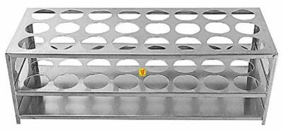 Test Tube Stand,Test Tube Stand 15 mm, 24 Hole in Aluminium LJ-1504 as per Quali