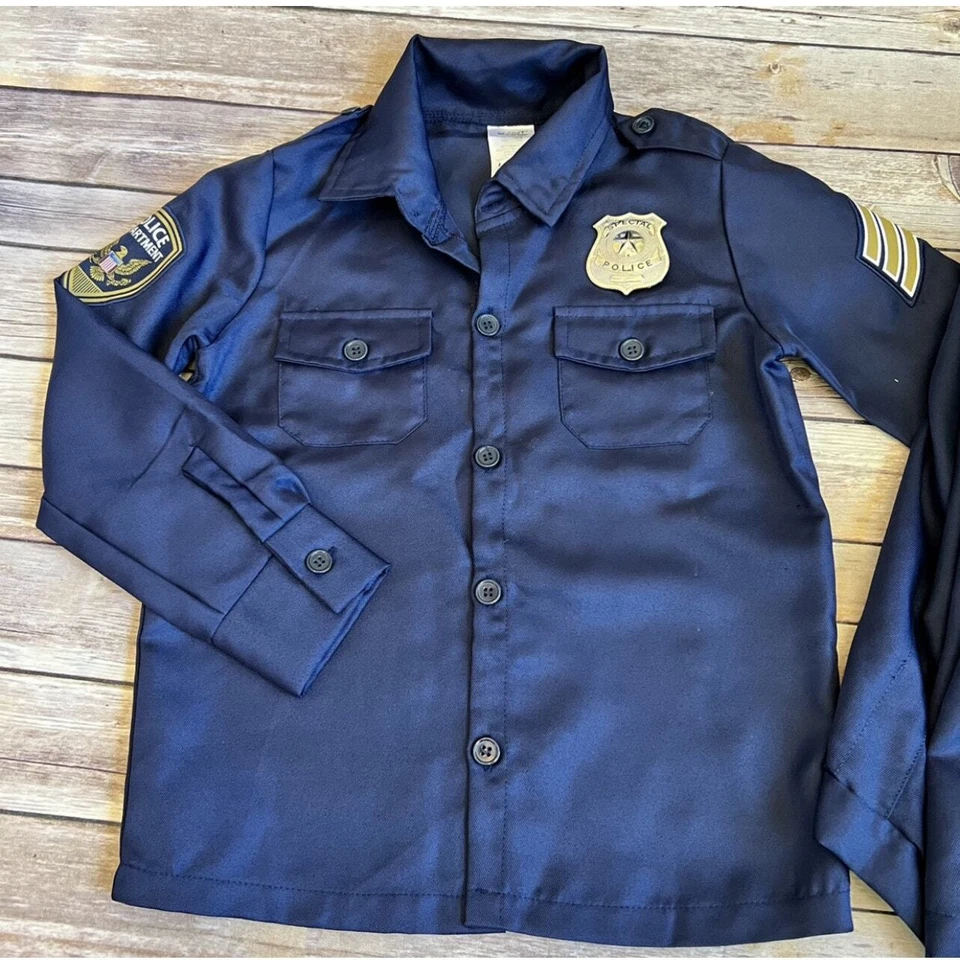 Disfraz de oficial de paz de policía - niño talla mediana Foto 3 de 4