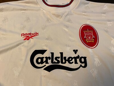 1996-1997 Hype Liverpool Away Soccer Jersey – Ecru - Robbie Fowler