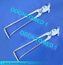 2 SERRA EMASCULATOR Castration Veterinary Instruments 
