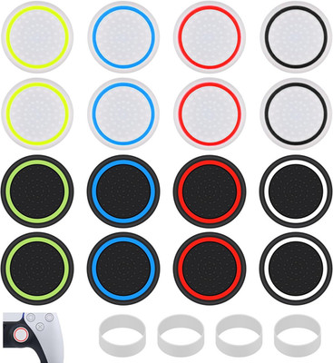20Pcs Controller Thumb Grips for PS5/4, Anti-Slip Thumbstick Grip Cover with Pre