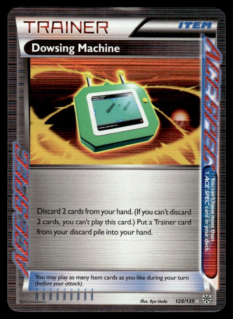 Dowsing Machine #128 - Rare -  Pokemon Plasma Storm - NM