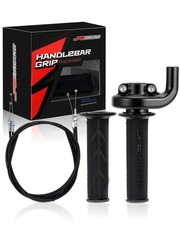 Throttle Tube Cable and Grips Assembly Fits Honda CRF250R CRF450R Black