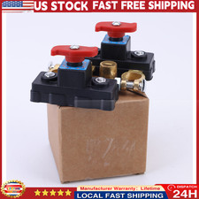 2Pcs Universal Battery Disconnect Switch 12V / 24V Cut Off Isolator for Cars RV