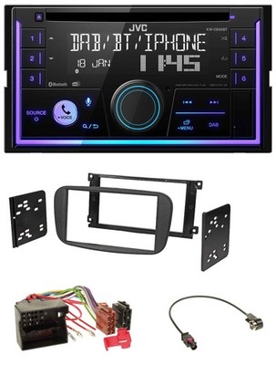 JVC MP3 USB 2DIN DAB Bluetooth CD Autoradio für Ford Focus C-Max Galaxy ab 2007
