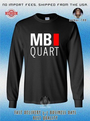 New Tees MB Quart Audio Logo Men's Long Sleeve T-Shirt American Size T-Shirt