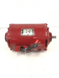 BELL & GOSSETT 3Ph 5.8 2.9Amp 1740RPM 1.5HP Electric Motor , WORKING, FREE SHIP