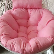 Patio Hanging Swing Egg Chair Cushion Large Round Papasan Pad or CushionCover41"
