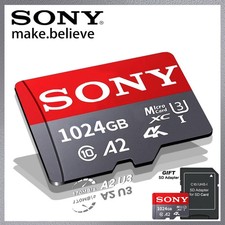 SONY Micro TF SD Card 1TB High Speed SD Memory Card 128GB 256GB A2 U3 Flash Card