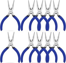 5 Inch Needle Nose Pliers Small Jewelry Pliers Tool 10 Pack  Mini Precision Pli