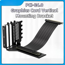 Vertical GPU Mounting Bracket Graphics Card Holder Kit with 20cm PCI-E 4.0 x16