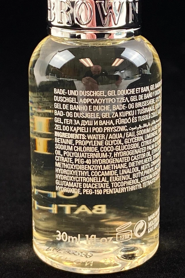 Molton Brown Bath & Shower Gel with Orange and Bergamot 1 oz Set of 10 - Image 4 of 4