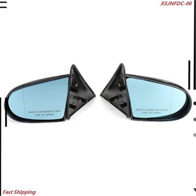 For 96-2000 4DR Honda Civic Spoon Side Door Manual Mirrors Carbon Look - Pair