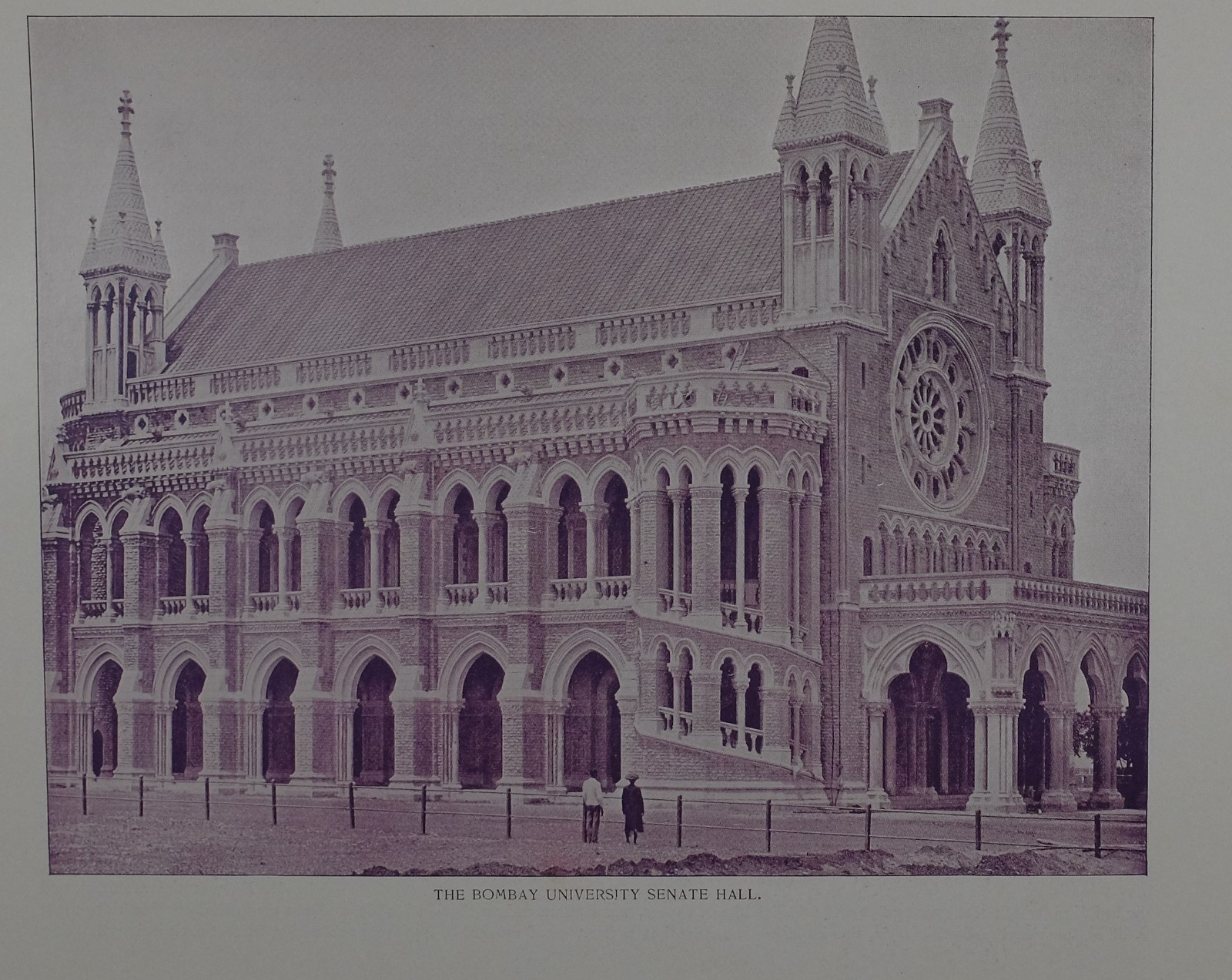 1895 INDIA PRINT THE BOMBAY UNIVERSITY SENATE HALL eBay