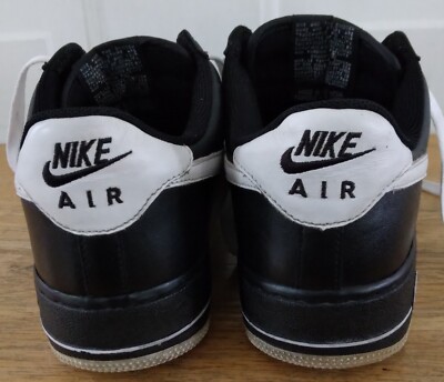 2004 Nike Air Force 1 Low 306353-011 Black White Oreo OG. Sz 9.5