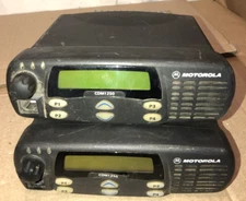 Lot Of 2 MOTOROLA CDM1250 AAM25KHD9AA2AN 64 CHANNEL 1-25 WATT  136-174mHz